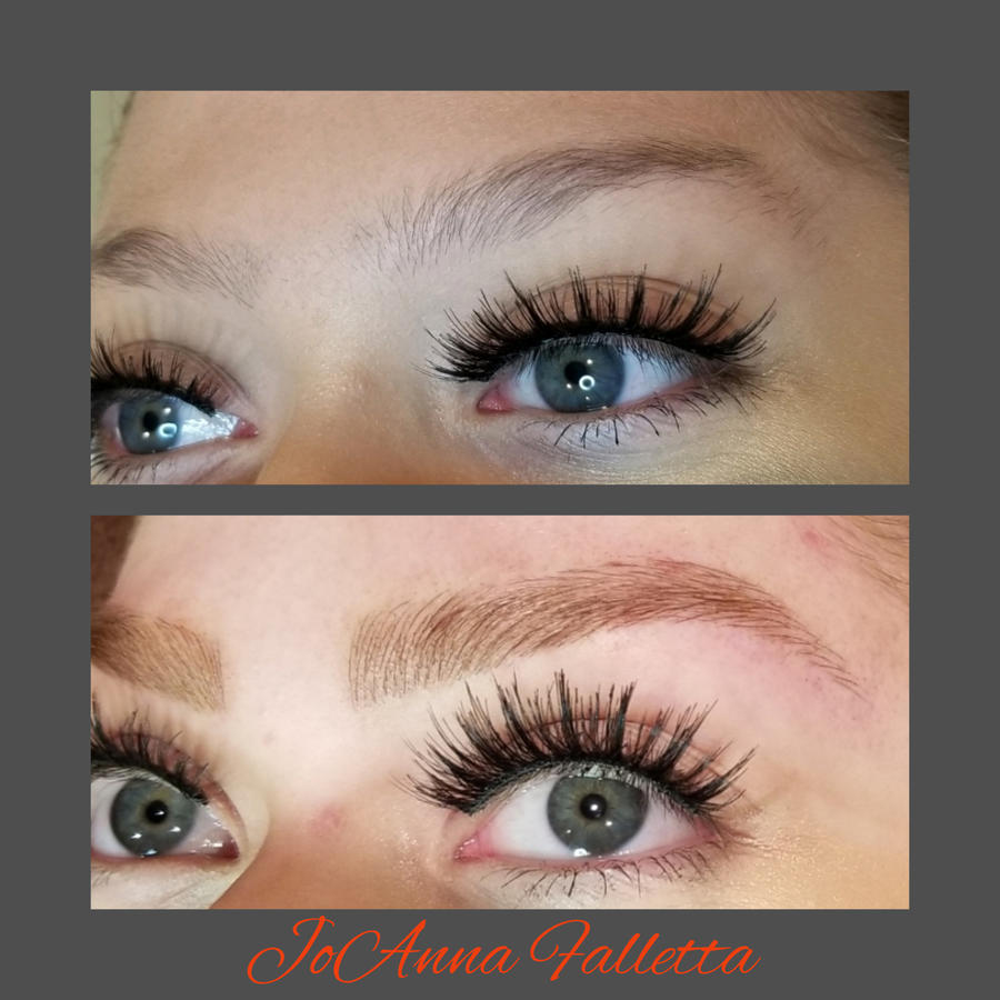 Microblading Before & After Blush & Brow Spa & Salon