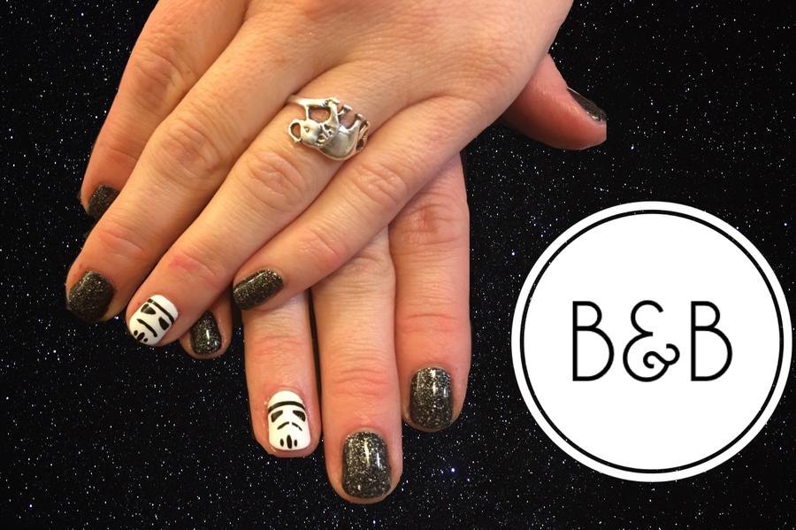 Themed Manicure | Blush & Brow