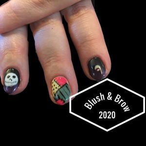 Themed Manicure | Blush & Brow