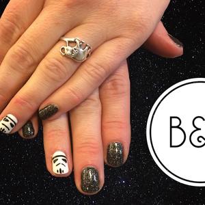 Themed Manicure | Blush & Brow