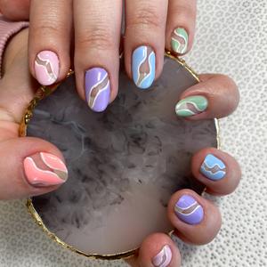 Classy Nail Art | Blush & Brow